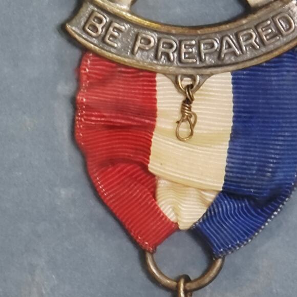 1960s Eagle Scout Medal and God & Country Medal Pin Sterling I Frame - Picture 5 of 6